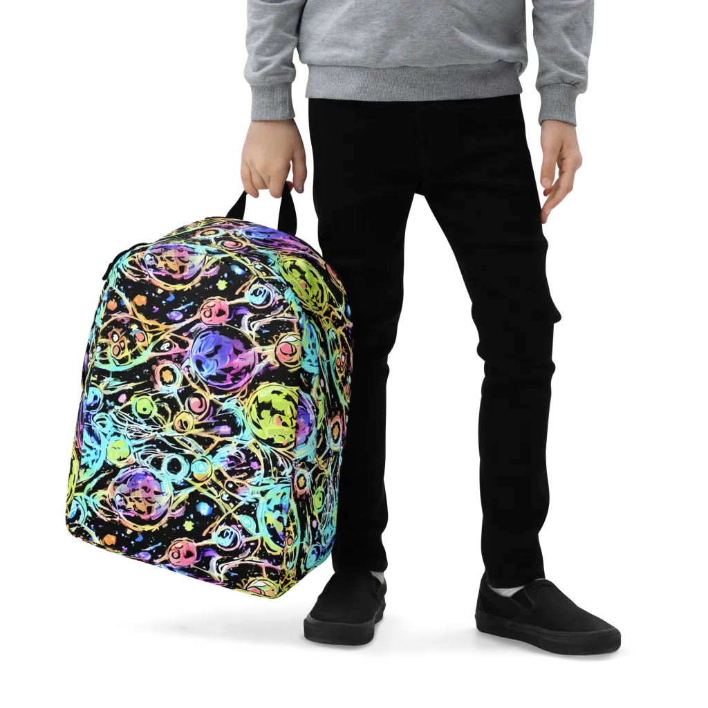 Galactic Jelly on Minimalist Backpack — Zoomed-in