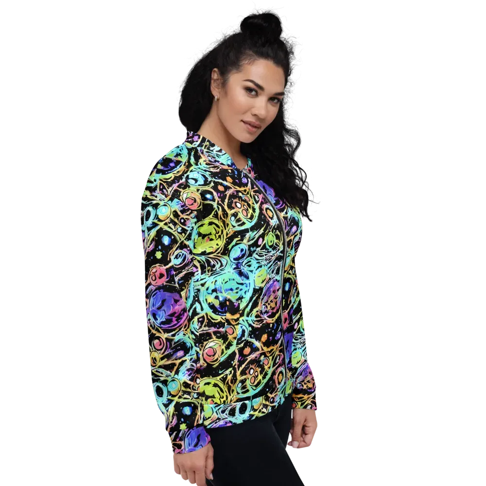 Galactic Jelly on Bomber Jacket — Right