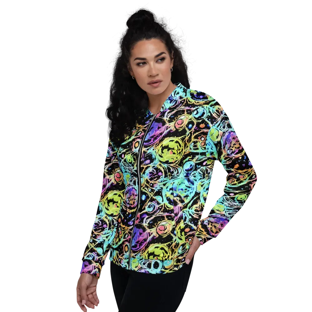 Galactic Jelly on Bomber Jacket — Left