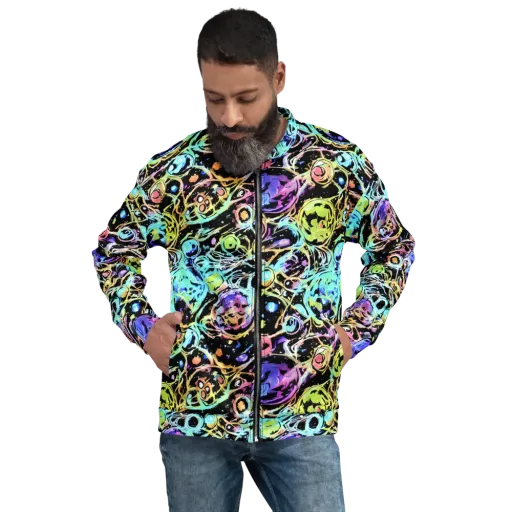 Galactic Jelly on a Bomber Jacket