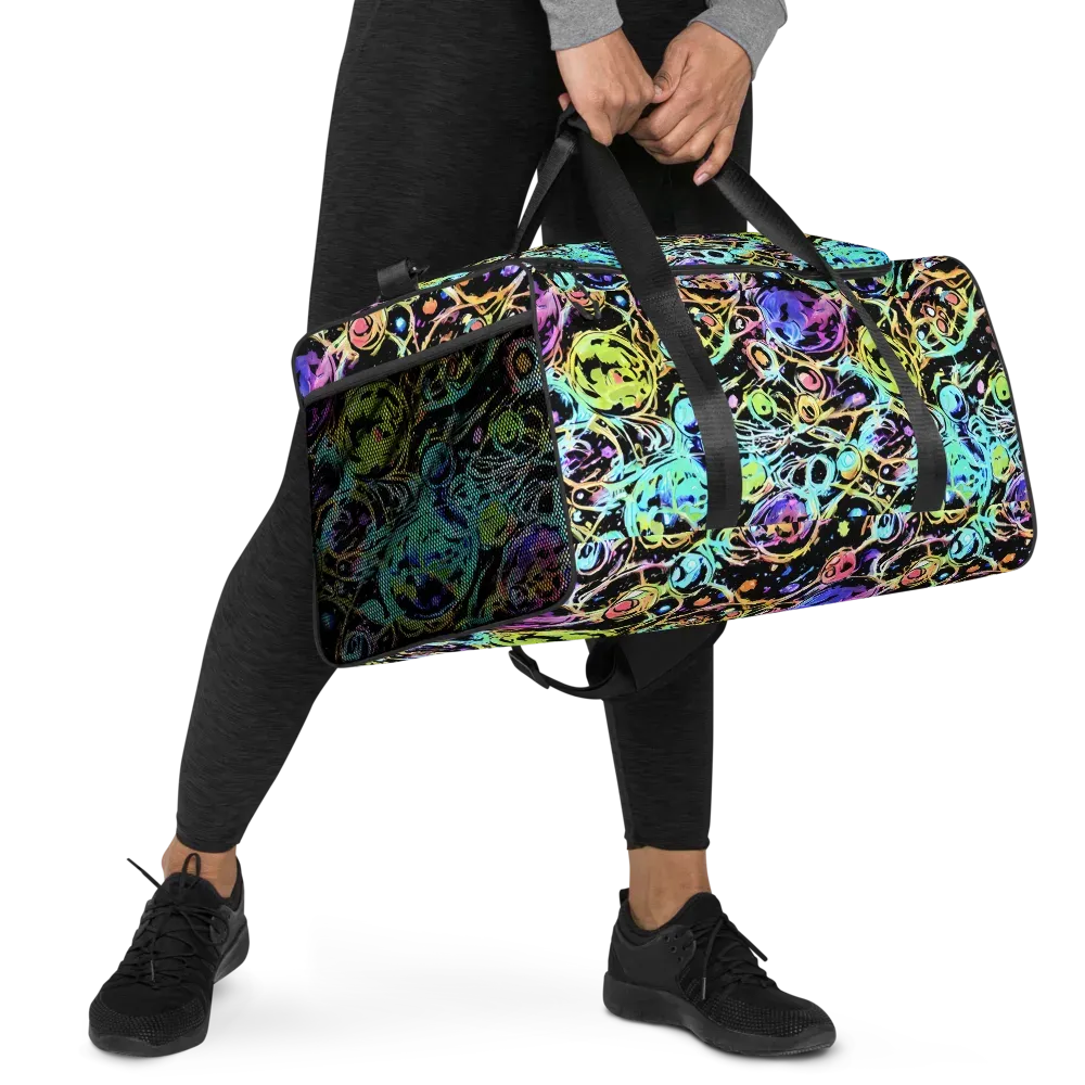 Galactic Jelly on Duffle Bag — Right Front