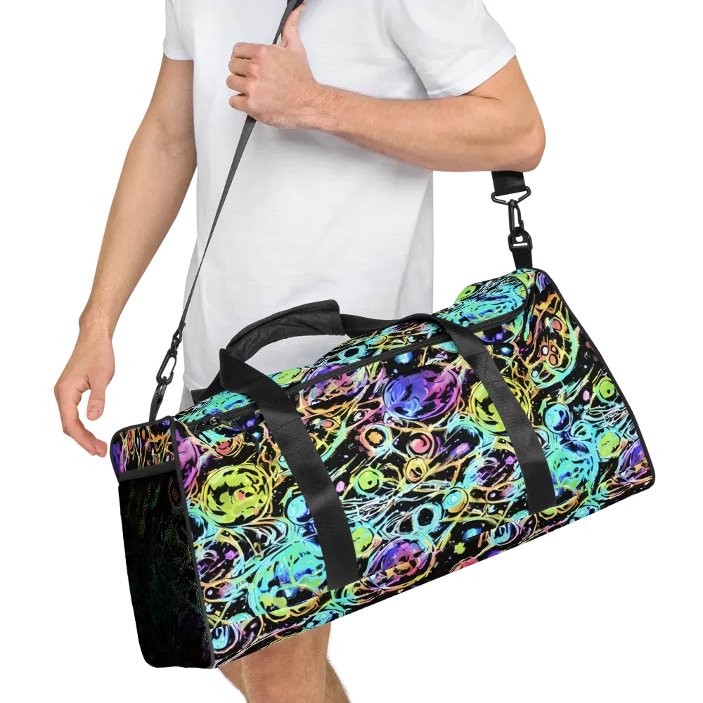 Galactic Jelly on Duffle Bag — Right Front