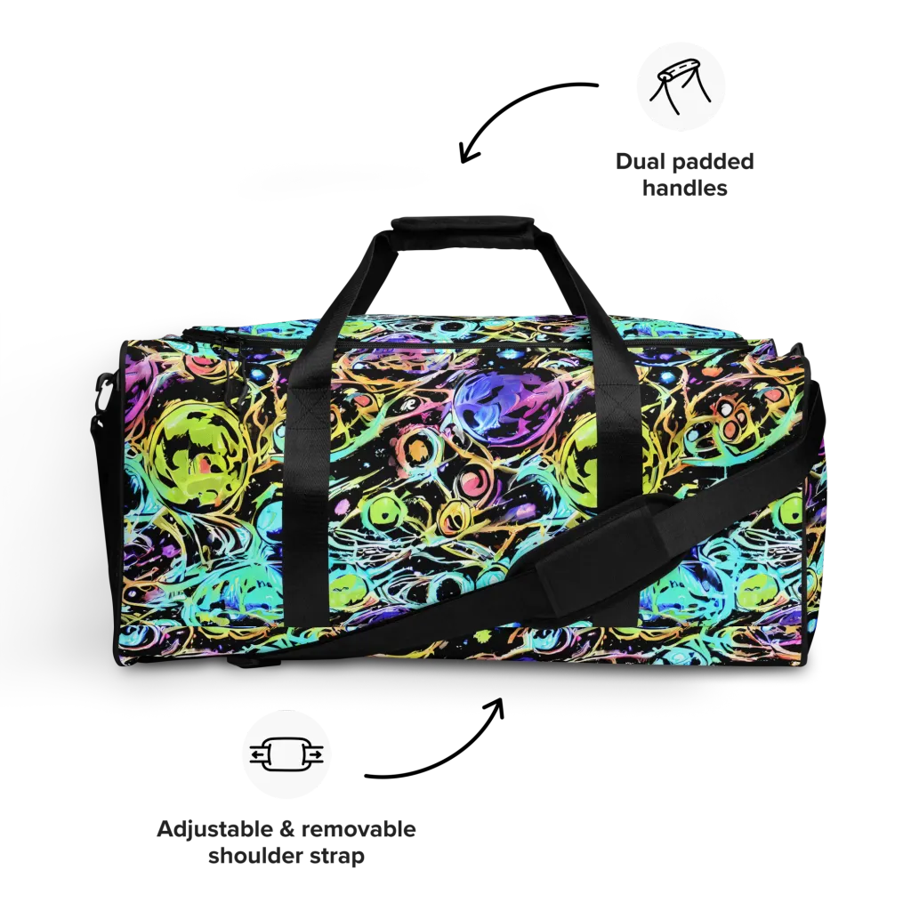 Galactic Jelly on Duffle Bag — Front
