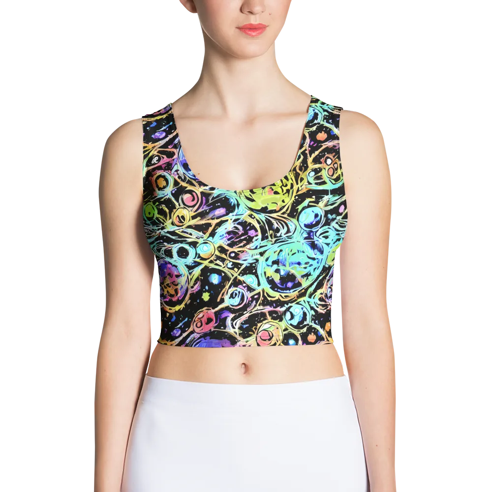 Galactic Jelly on Crop Top — Front