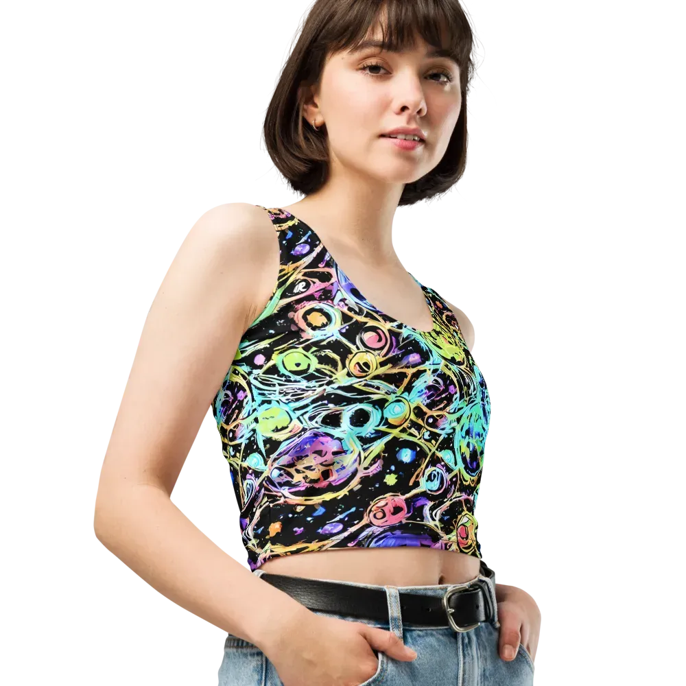 Galactic Jelly on Crop Top — Right Front