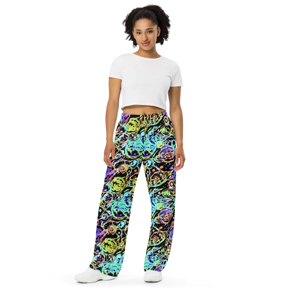 Galactic Jelly on Wide-Leg Pants — Front