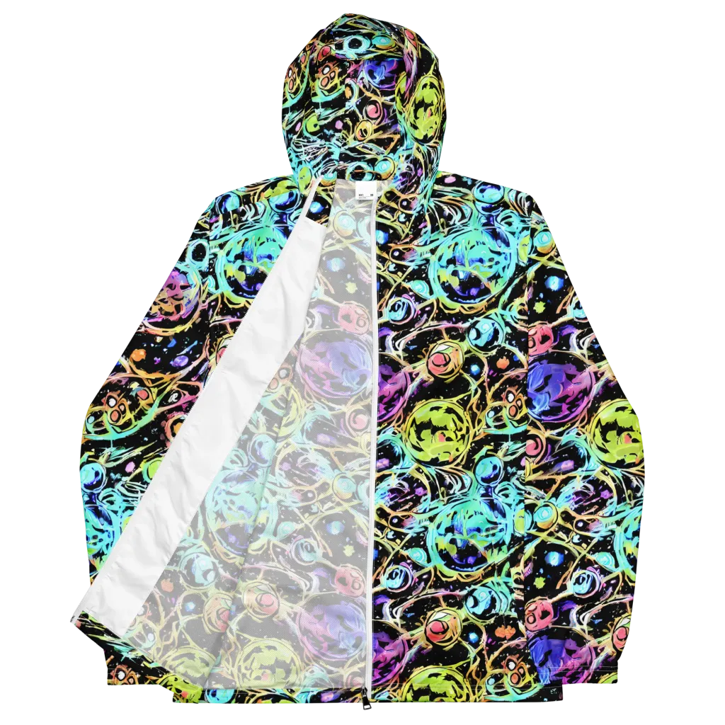 Galactic Jelly on Men's Windbreaker — Front
