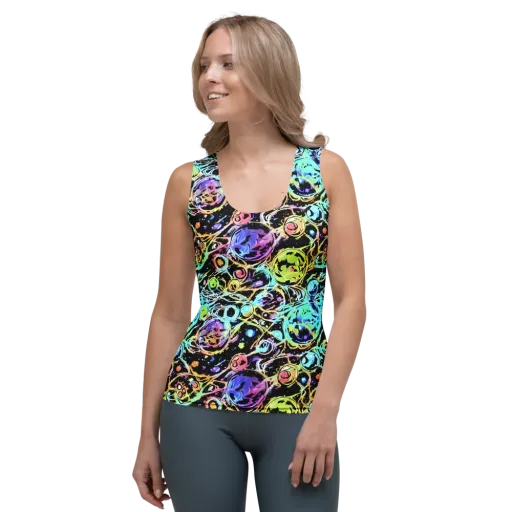 Galactic Jelly on a Women's Tank Top