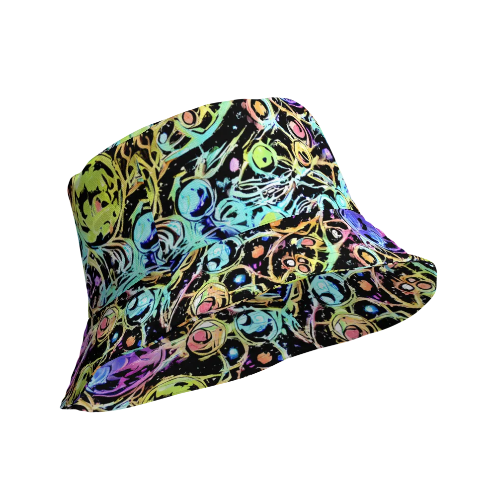 Galactic Jelly on Reversible Bucket Hat — Product details Outside