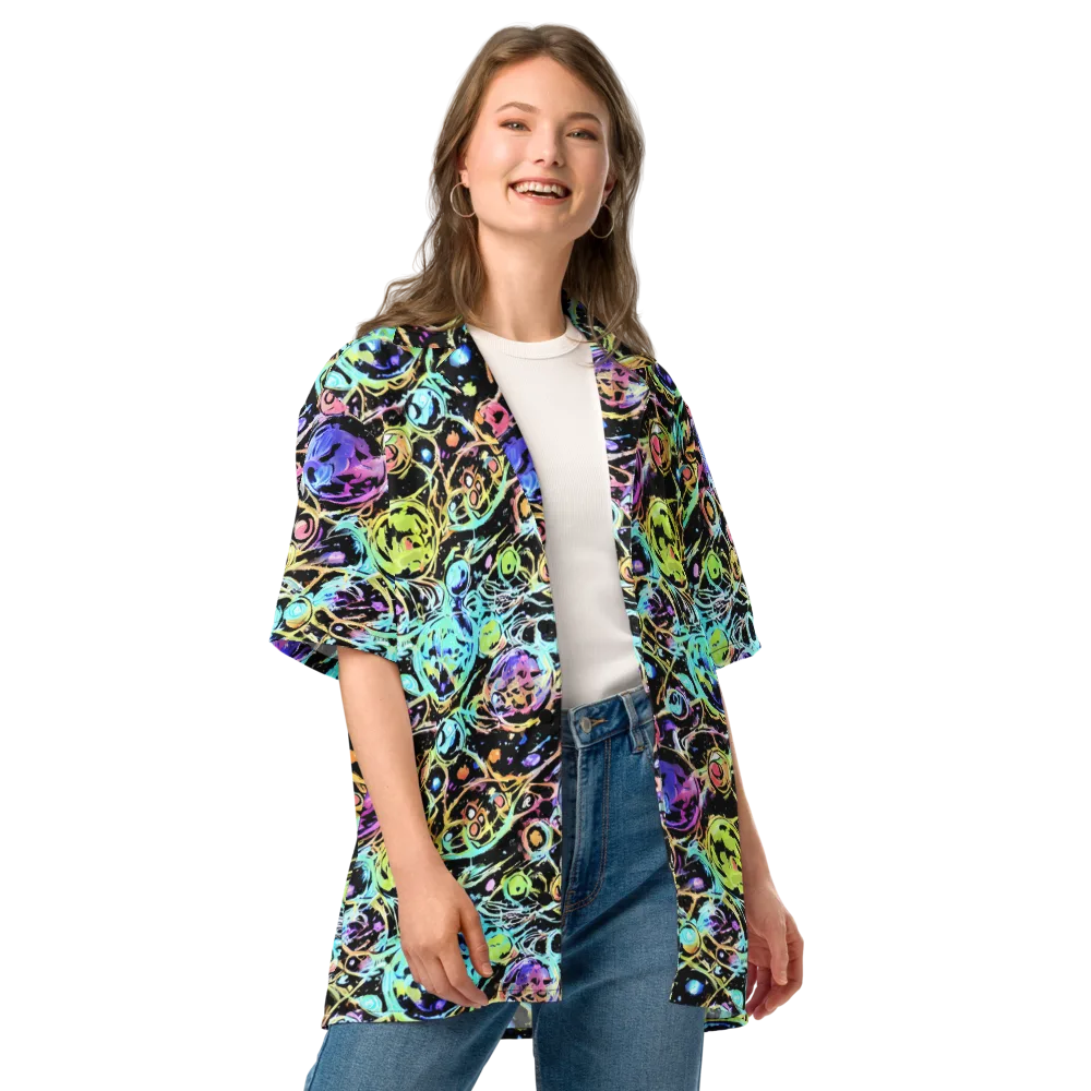 Galactic Jelly on Button Shirt — Front