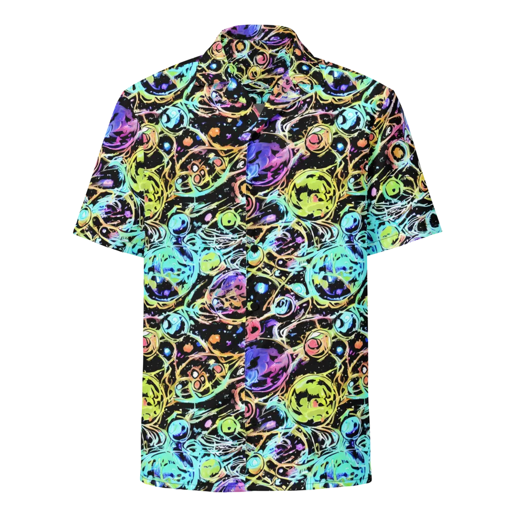 Galactic Jelly on Button Shirt — Front