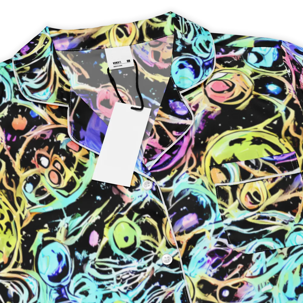 Galactic Jelly on Women's Short Sleeve Pajama Top — Product details