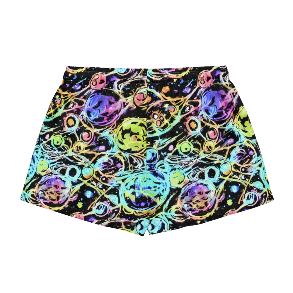 Galactic Jelly on Women's Pajama Shorts — Back