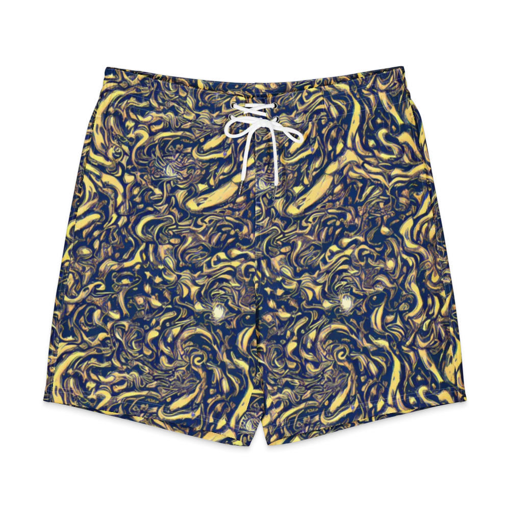 Ultramarine Flow on Men's Board Shorts — Front
