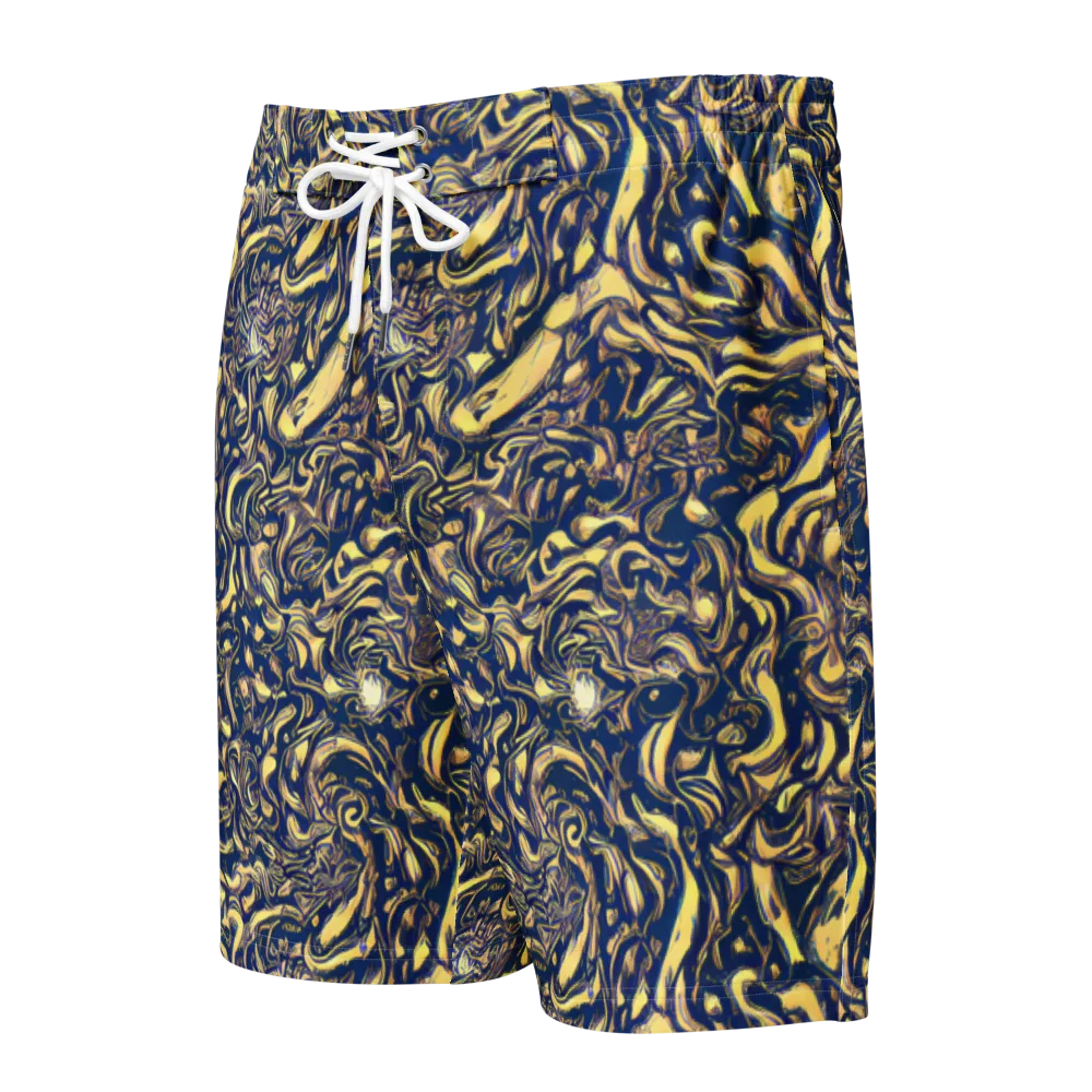 Ultramarine Flow on Men's Board Shorts — Front