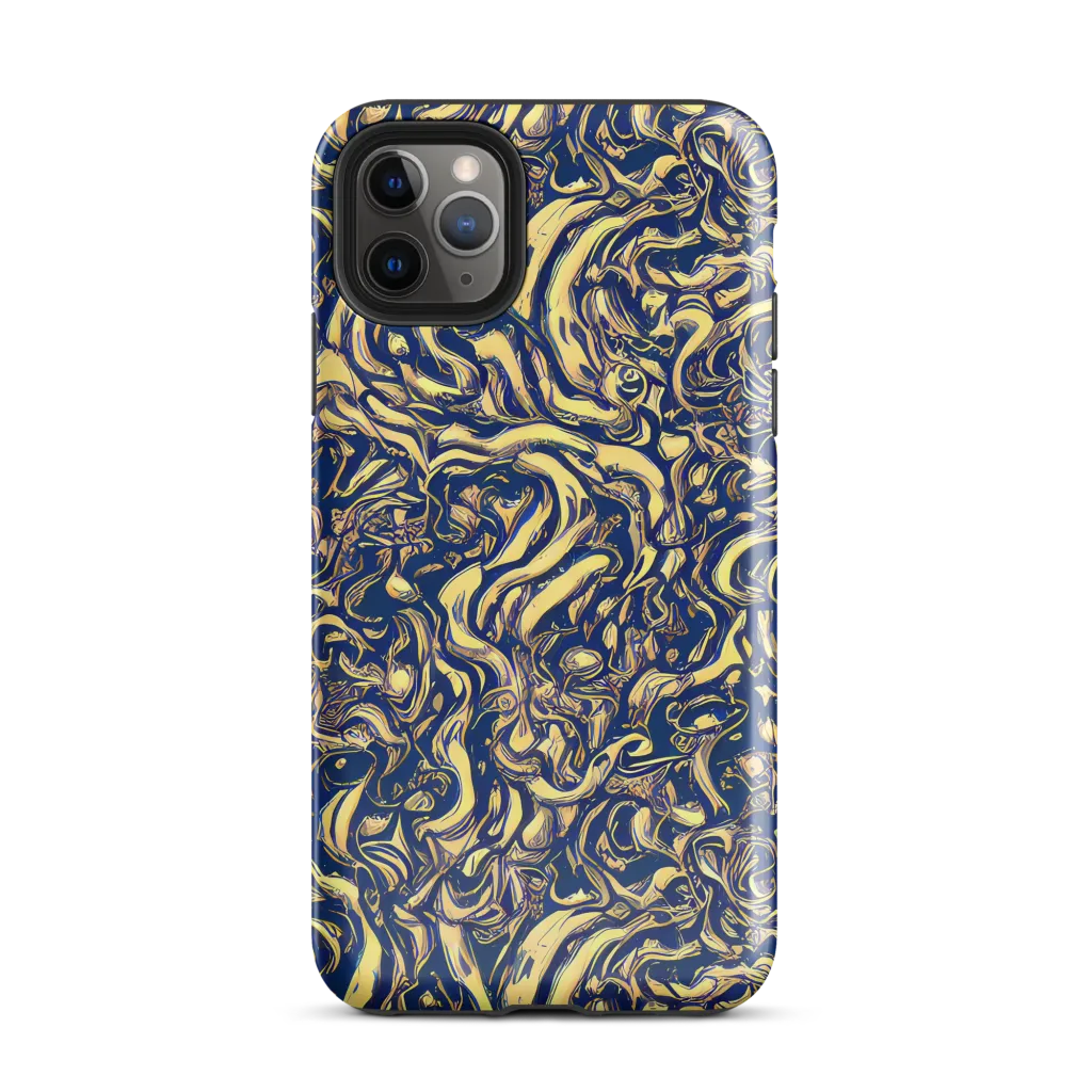 Ultramarine Flow on Tough Case for iPhone® — Front