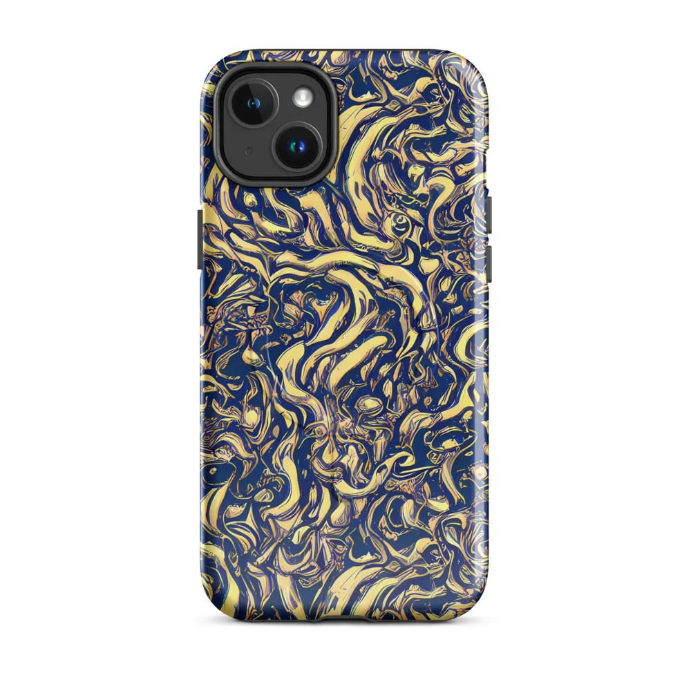 Ultramarine Flow on MagSafe Tough Case for iPhone® — Front