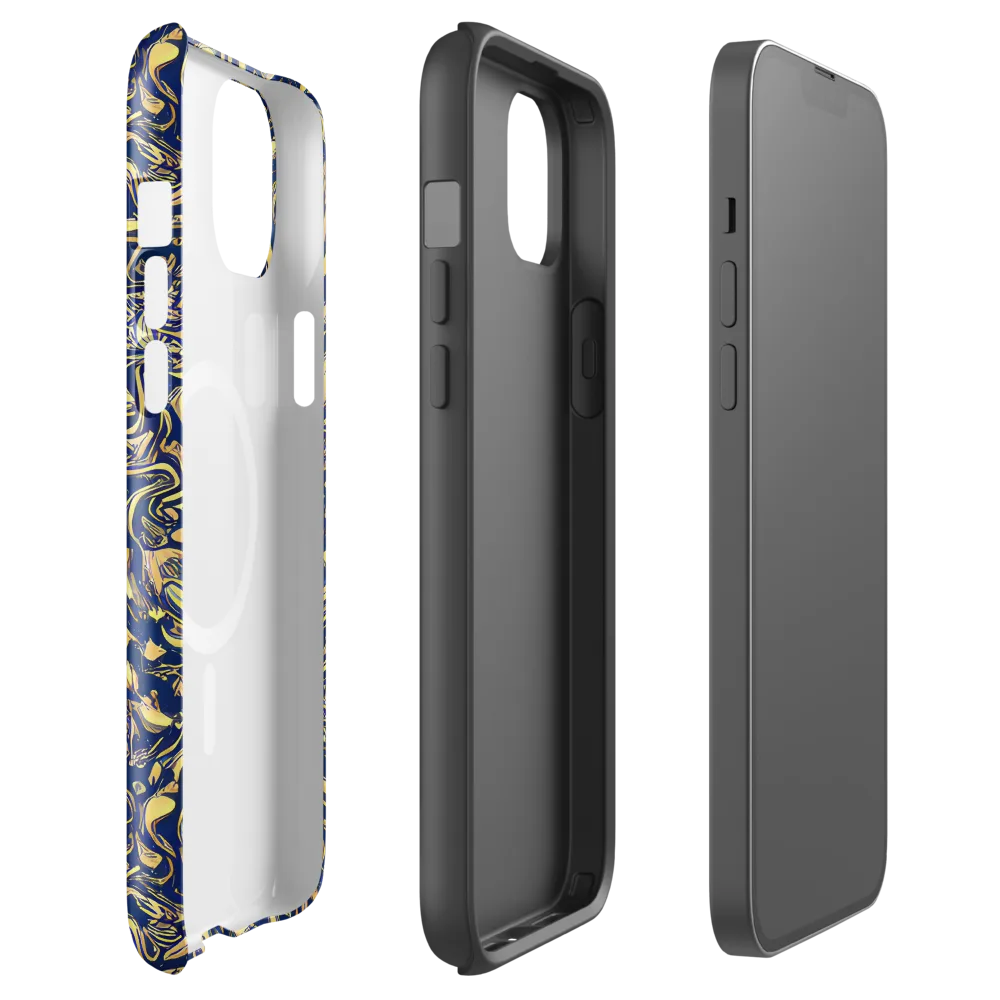 Ultramarine Flow on MagSafe Tough Case for iPhone® — Front