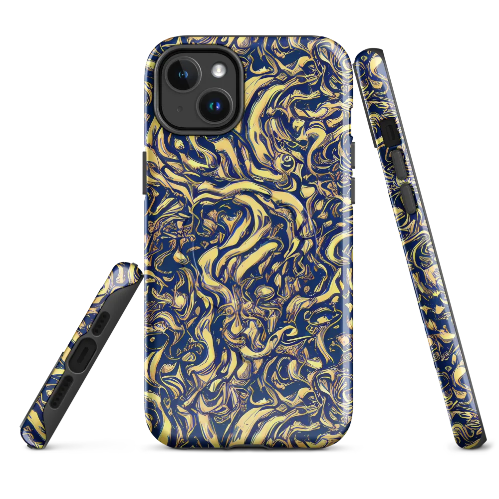 Ultramarine Flow on MagSafe Tough Case for iPhone® — Front