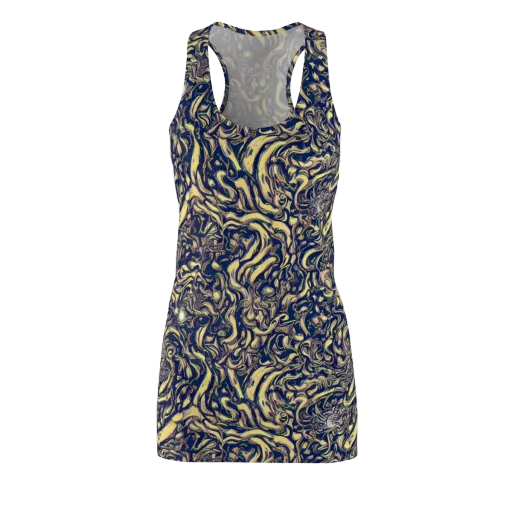 Ultramarine Flow on a Racerback Dress