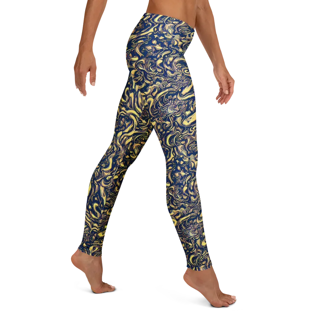 Ultramarine Flow on Leggings — Right
