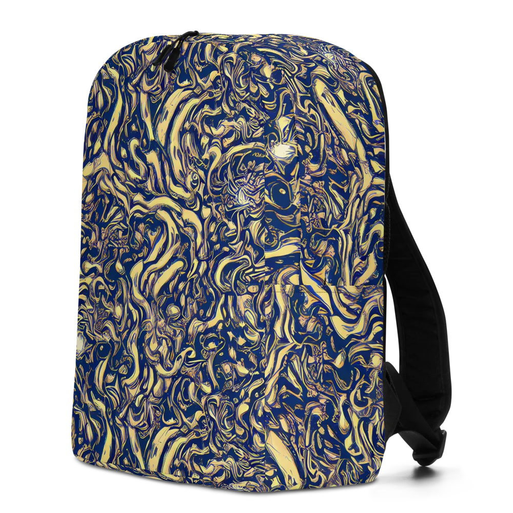 Ultramarine Flow on Minimalist Backpack — Left