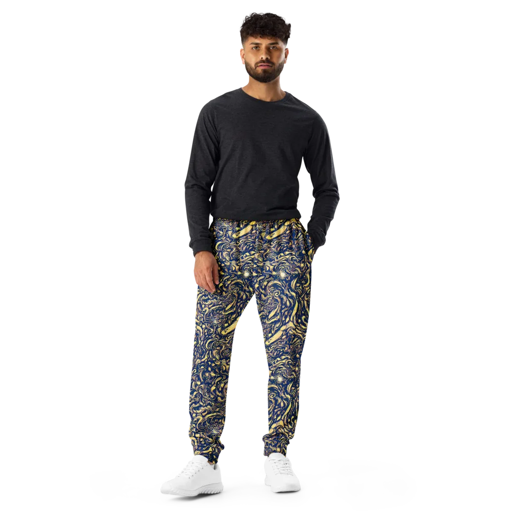 Ultramarine Flow on Men's Joggers — Front