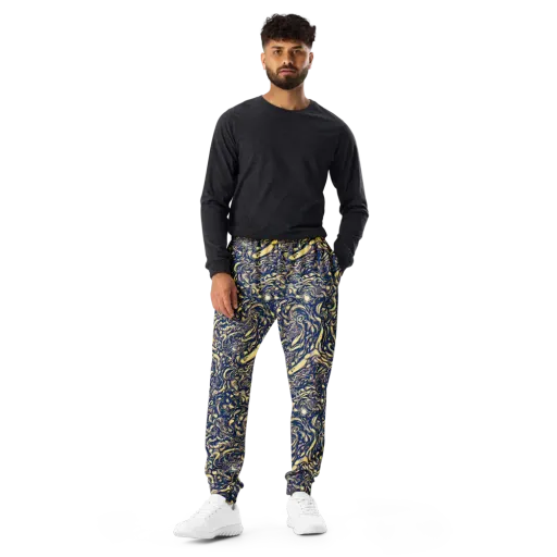 Ultramarine Flow on a Men's Joggers