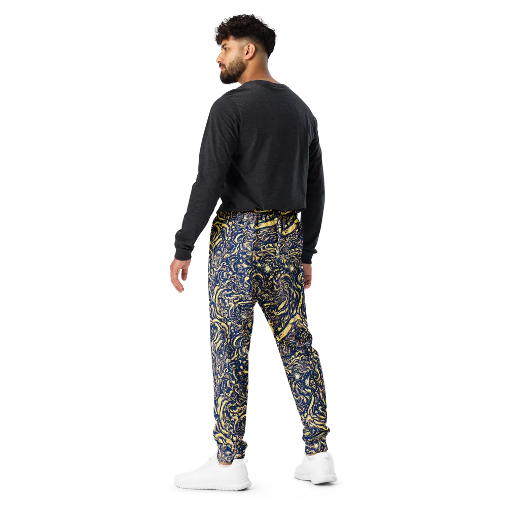 Ultramarine Flow on Men's Joggers — Back