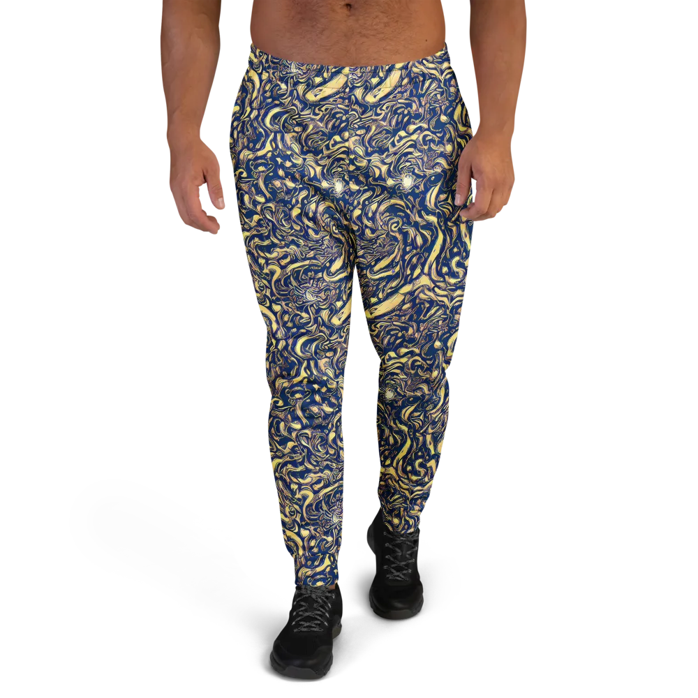 Ultramarine Flow on Men's Joggers — Front