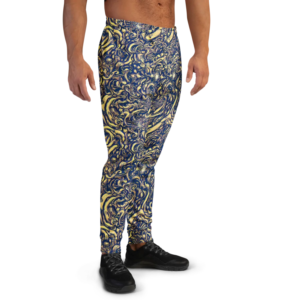 Ultramarine Flow on Men's Joggers — Right