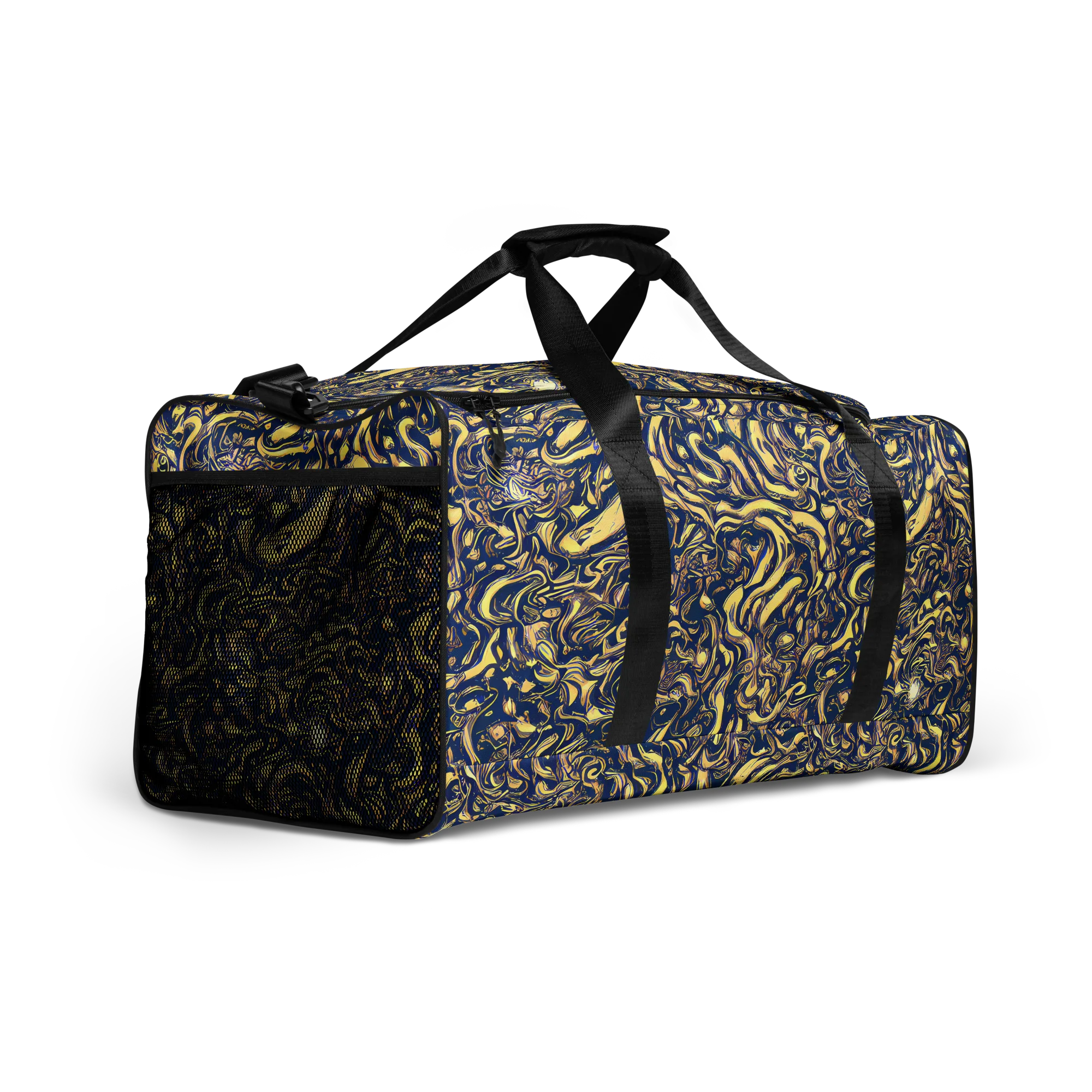 Ultramarine Flow on Duffle Bag — Right Front
