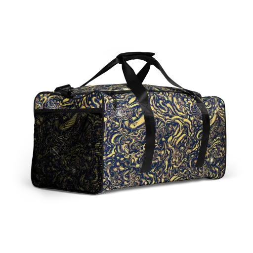 Ultramarine Flow on a Duffle Bag