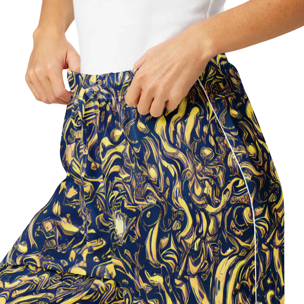Ultramarine Flow on Women's Pajama Pants — Product details