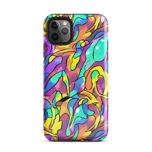 Glow Geometry on a Tough Case for iPhone®