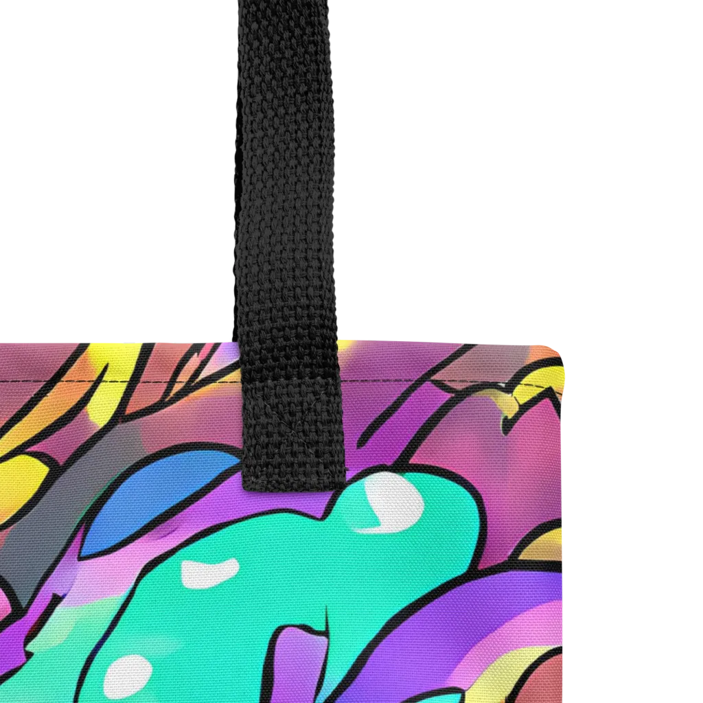 Glow Geometry on Tote Bag — Product details