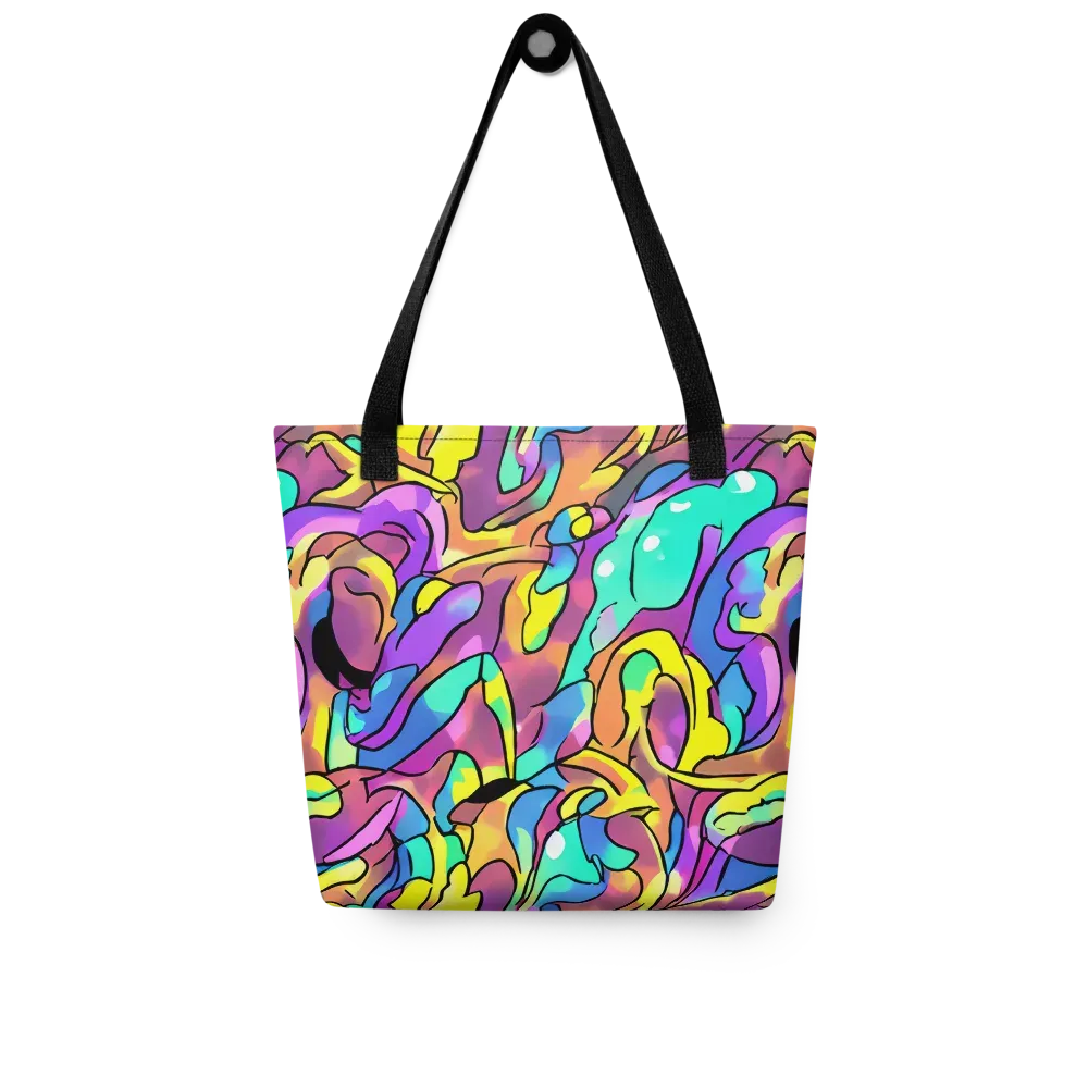 Glow Geometry on Tote Bag — Front