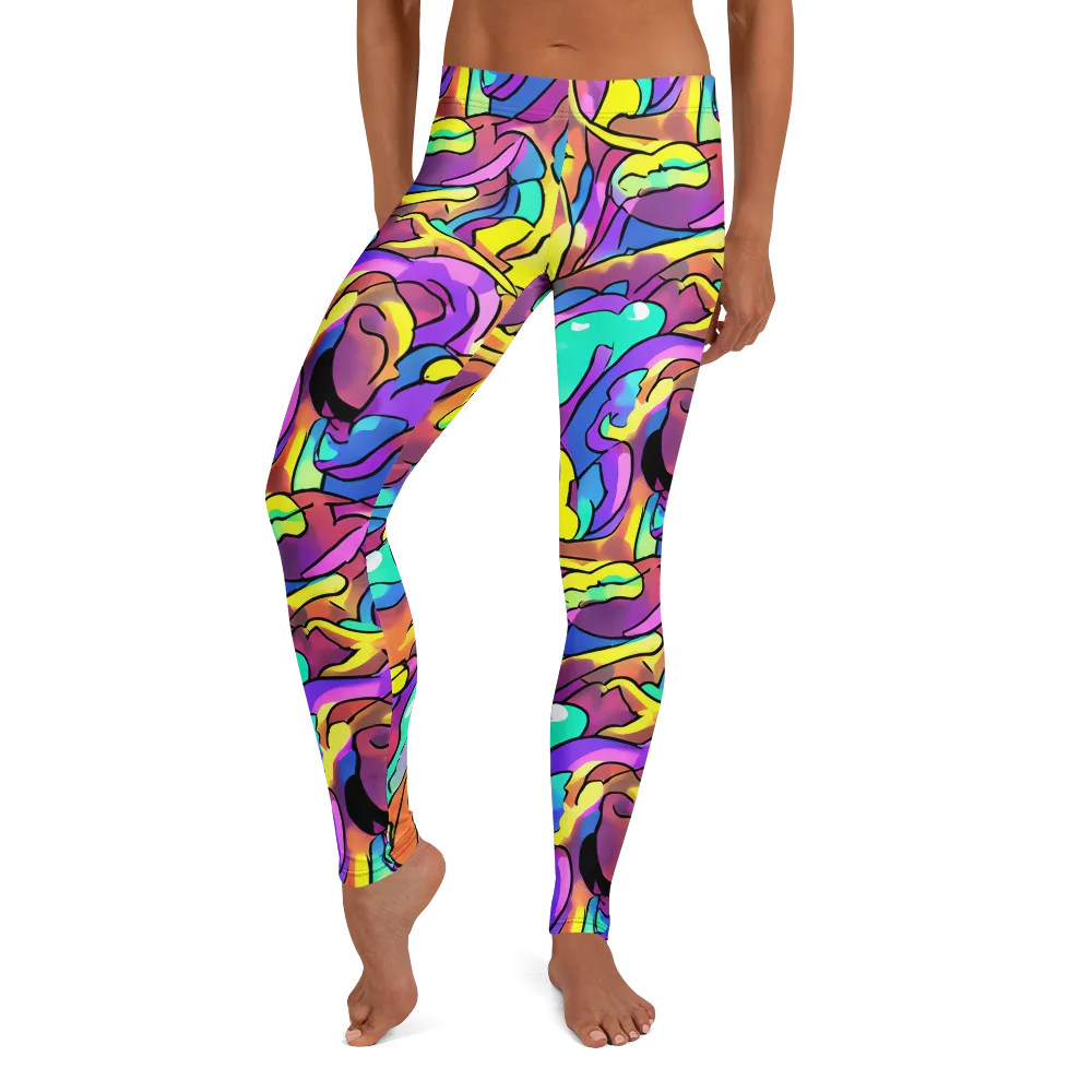 Glow Geometry on Leggings — Front