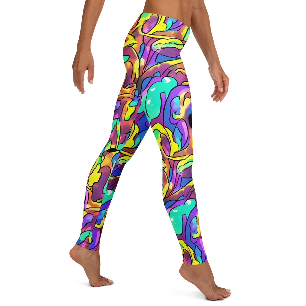 Glow Geometry on Leggings — Right