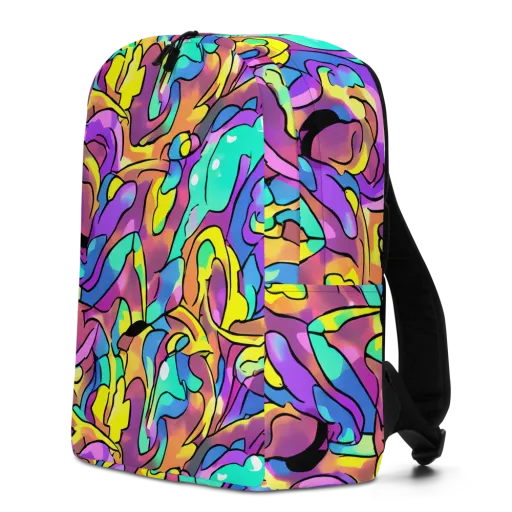 Glow Geometry on a Minimalist Backpack
