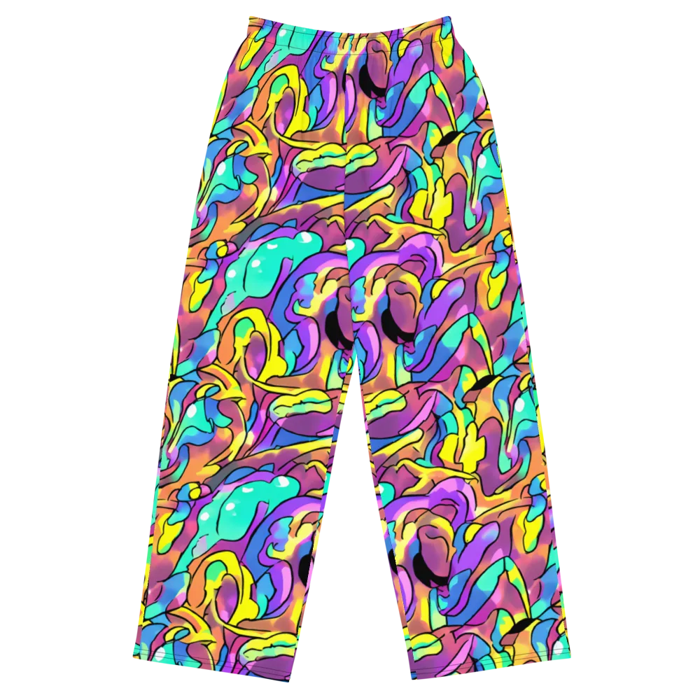 Glow Geometry on Wide-Leg Pants — Front