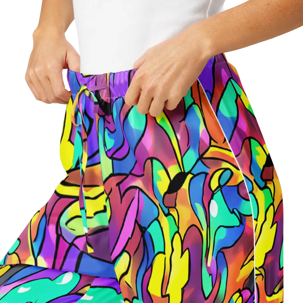 Glow Geometry on Women's Pajama Pants — Product details