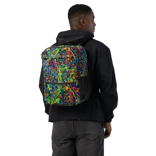 Liquid Kaleidoscope on a Utility Backpack