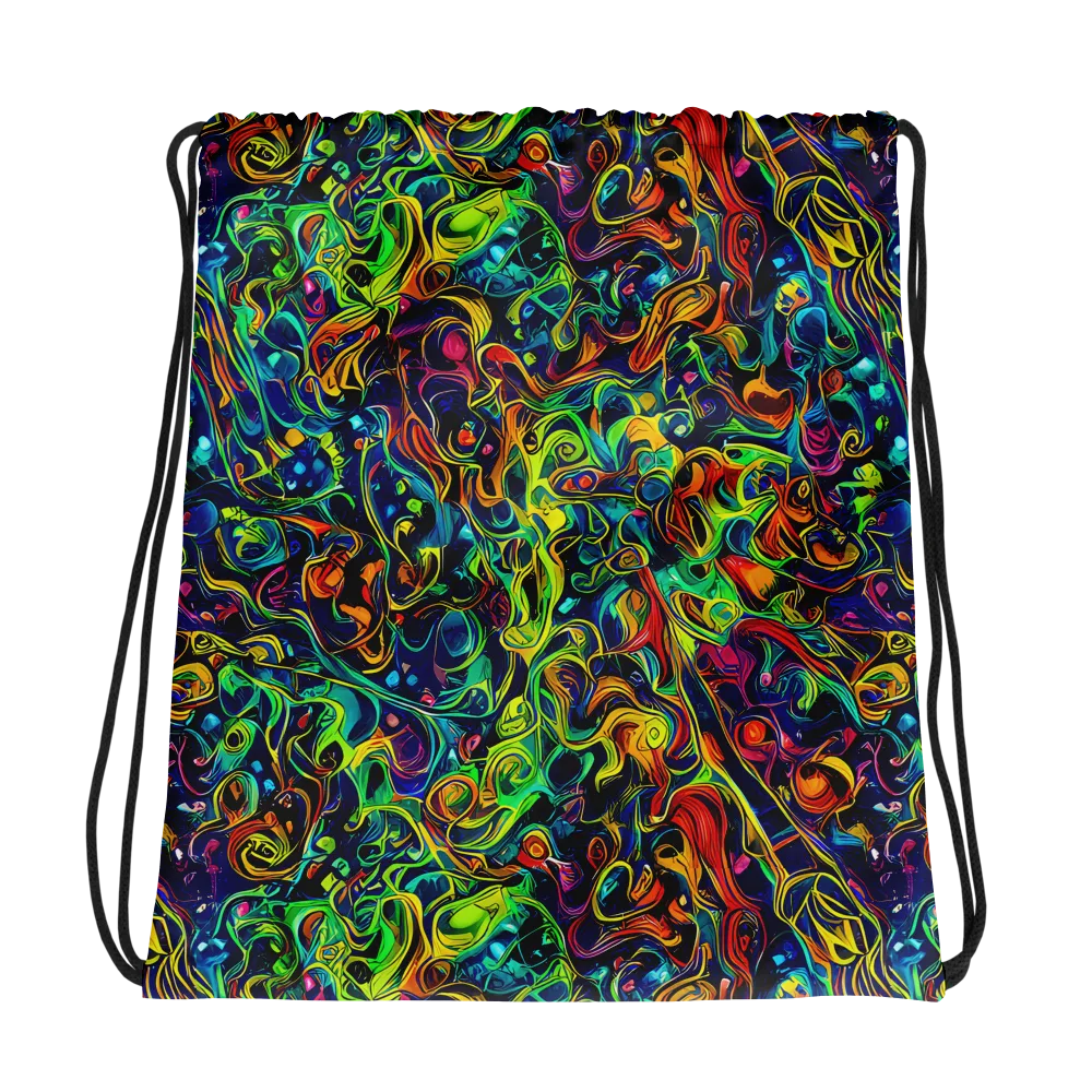 Liquid Kaleidoscope on Drawstring Bag — Photo
