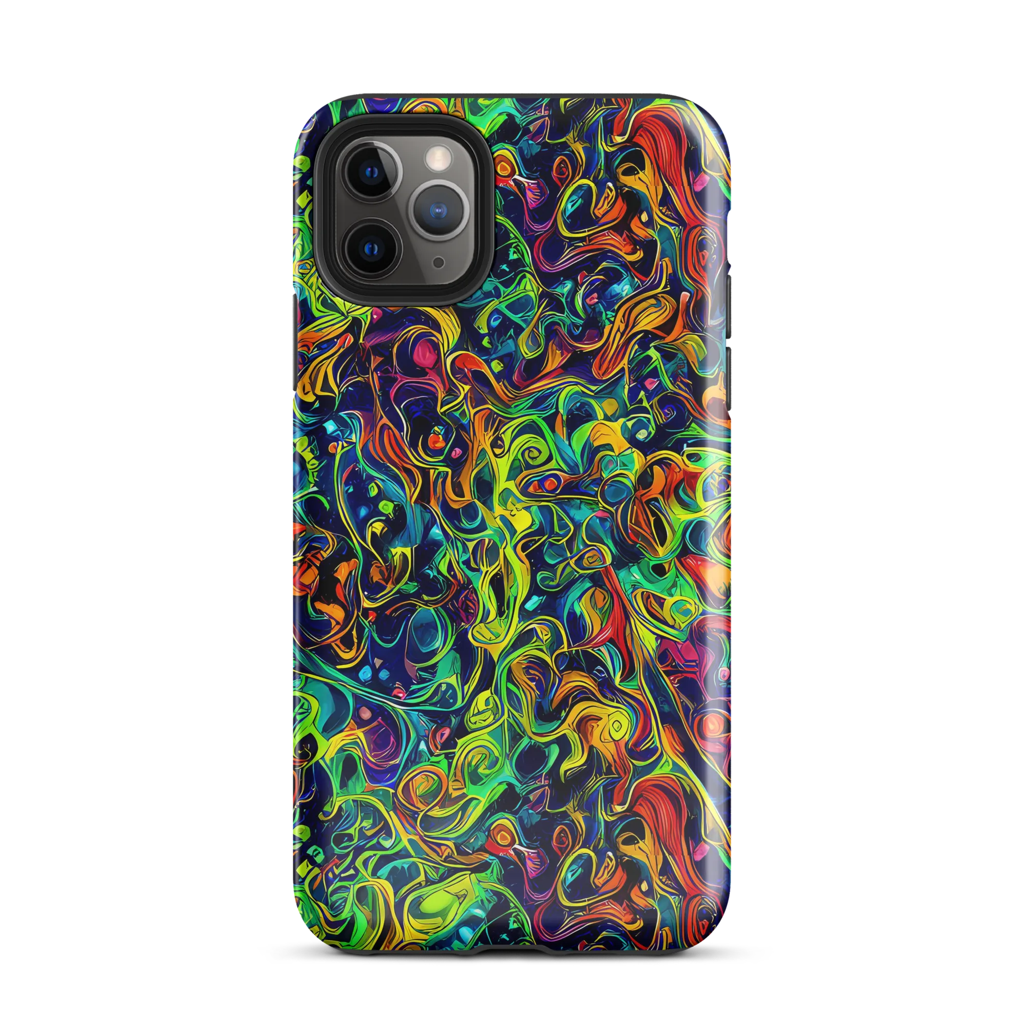 Liquid Kaleidoscope on Tough Case for iPhone® — Front