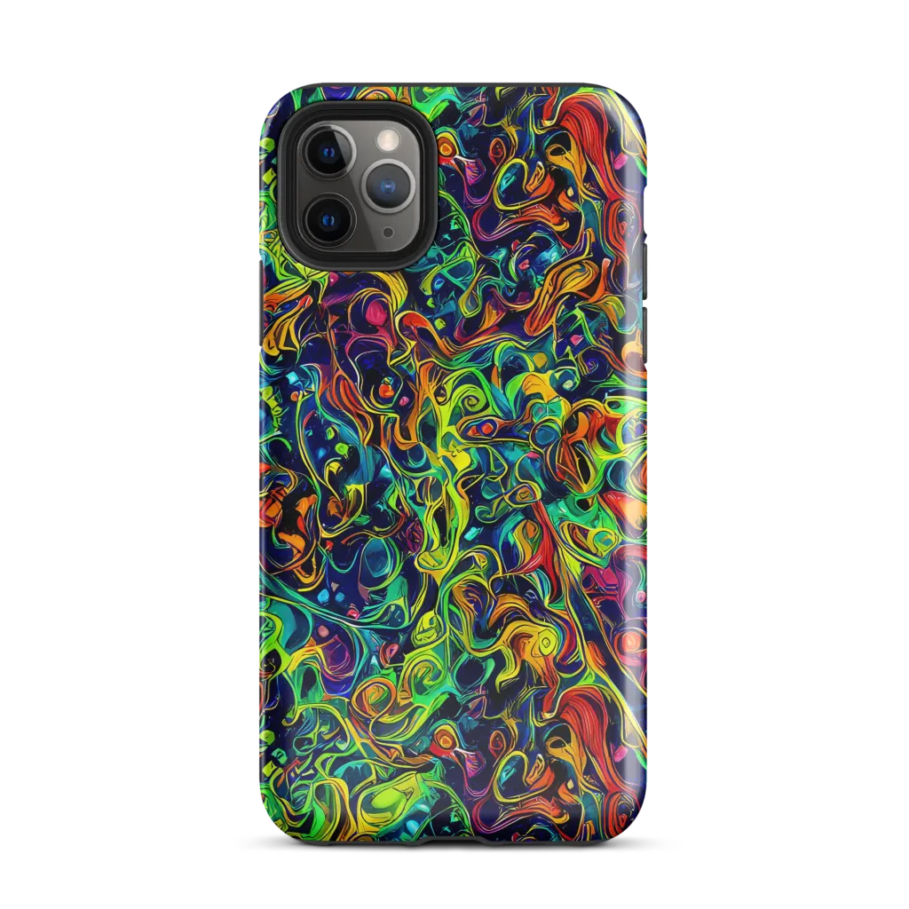 Liquid Kaleidoscope on Tough Case for iPhone® — Front