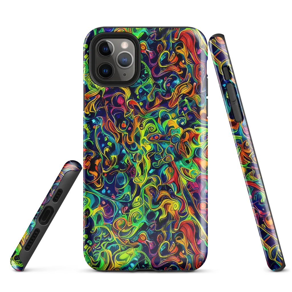 Liquid Kaleidoscope on Tough Case for iPhone® — Front