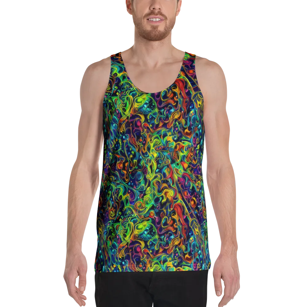 Liquid Kaleidoscope on Men's Tank Top — Front