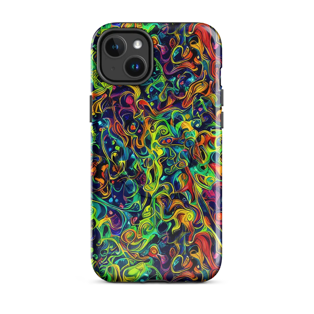 Liquid Kaleidoscope on MagSafe Tough Case for iPhone® — Front