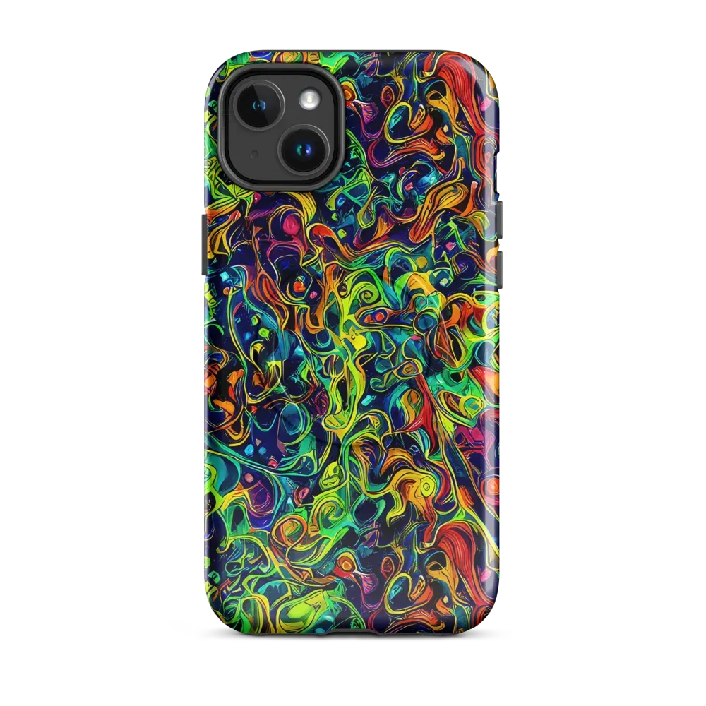 Liquid Kaleidoscope on MagSafe Tough Case for iPhone® — Front